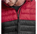Mens Kyoto Two-Tone Jacket Black Red